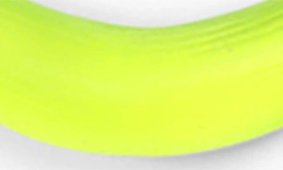 Shop Alexis Bittar Lucite® Crescent Pendant Necklace In Neon Yellow