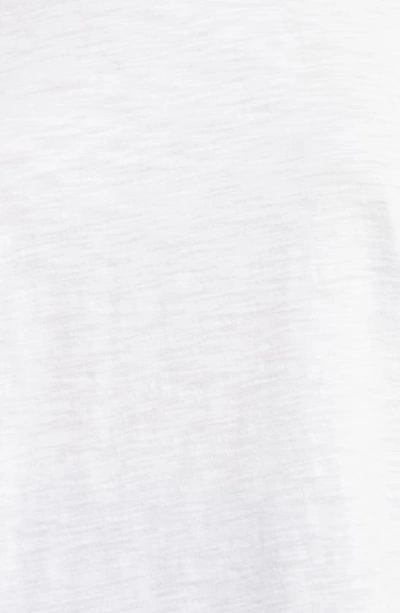Shop Zella Relaxed Long Sleeve Slub Jersey T-shirt In White
