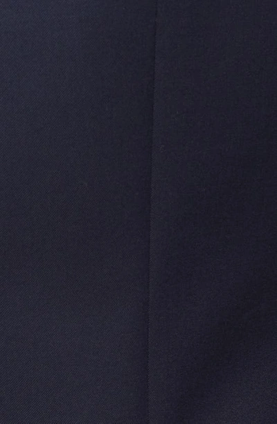 Hugo Boss Boss Slim Fit Solid Wool Suit Jacket In Navy