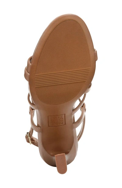 Shop Naturalizer Luisa Metallic Strappy Sandal In Taupe Patent Leather