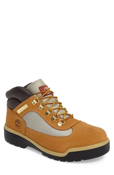 Shop Timberland Field Waterproof Hiking Boot In Wheat/ Waterbuck