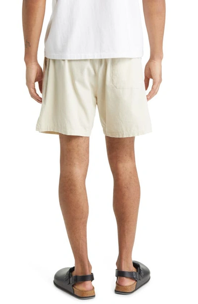 Shop Frame Corduroy Drawstring Shorts In White Beige