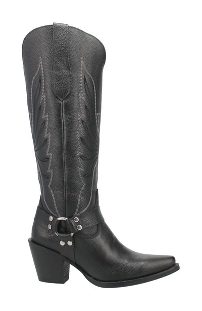 Shop Dingo Heavens To Betsy Knee High Western Boot In Black