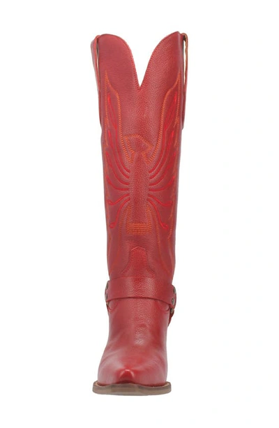 Shop Dingo Heavens To Betsy Knee High Western Boot In Red