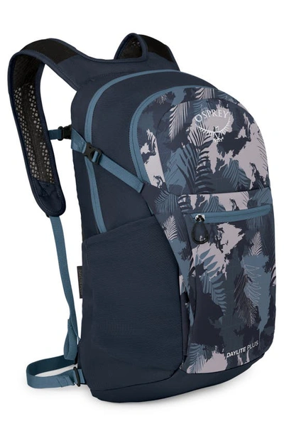 Shop Osprey Daylite Plus Backpack In Palm Foliage Print