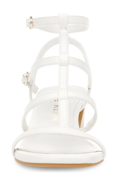 Shop Anne Klein Matilda Strappy Sandal In White