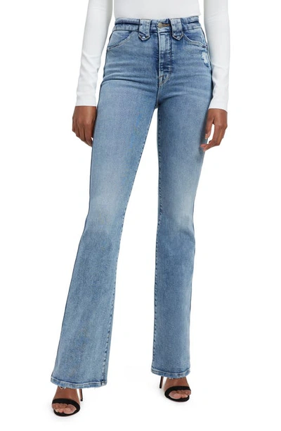 Good American Good Curve Bootcut Jeans In Indigo380