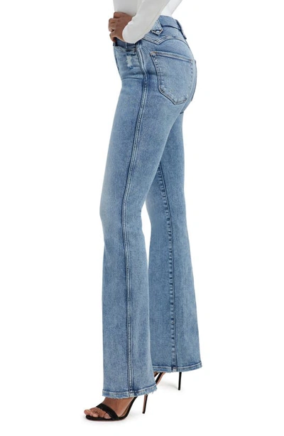 Good American Good Curve Bootcut Jeans In Indigo380
