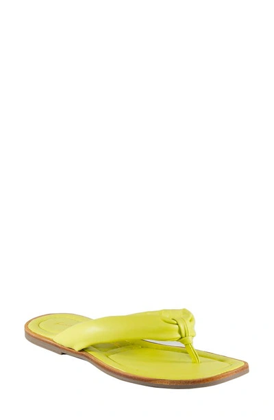 Shop Band Of Gypsies Solana Flip Flop In Lime