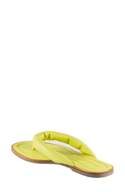 Shop Band Of Gypsies Solana Flip Flop In Lime