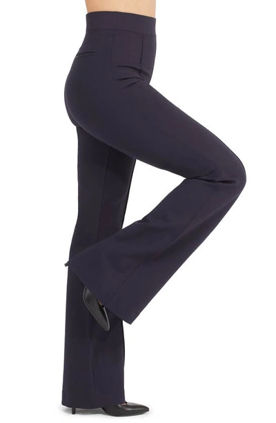 Shop Spanx ® High Waist Flare Ponte Pants In Classic Navy