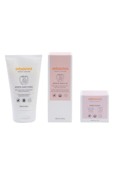 Shop Erbaviva Stretch Mark Trilogy Set In White