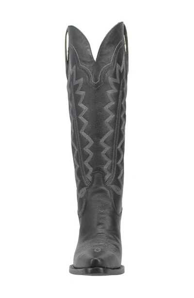 Dingo Knee High Western Boot In Black