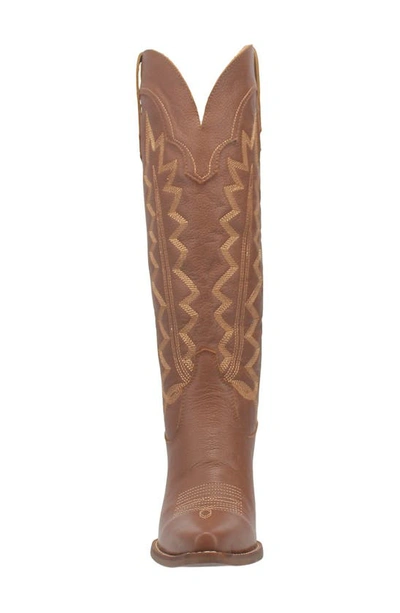 Dingo Knee High Western Boot In Brown