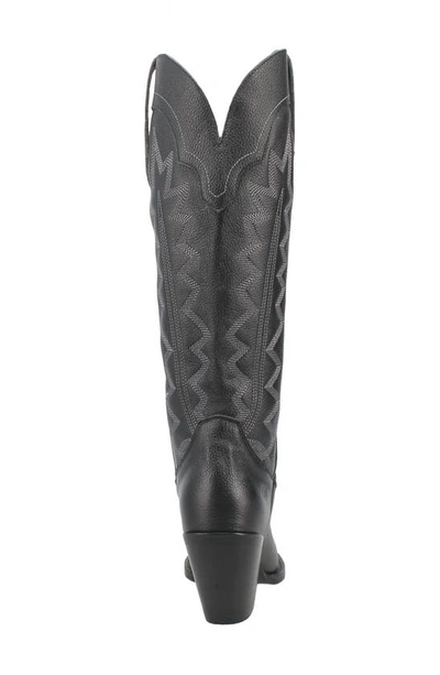Dingo Knee High Western Boot In Black