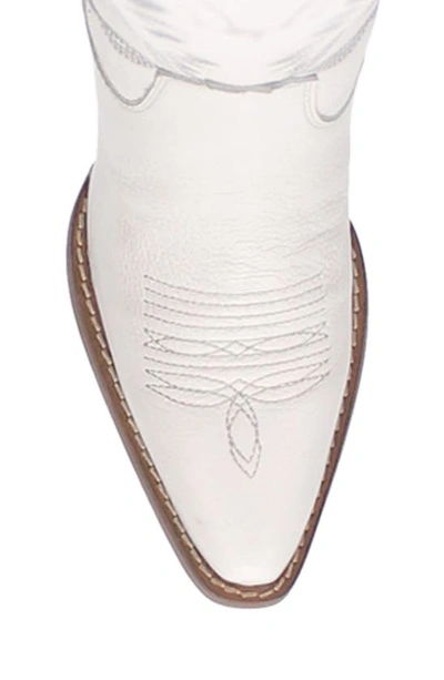 Dingo Knee High Western Boot In White