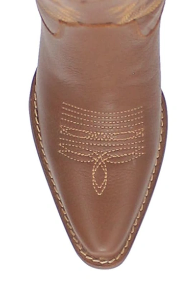 Dingo Knee High Western Boot In Brown