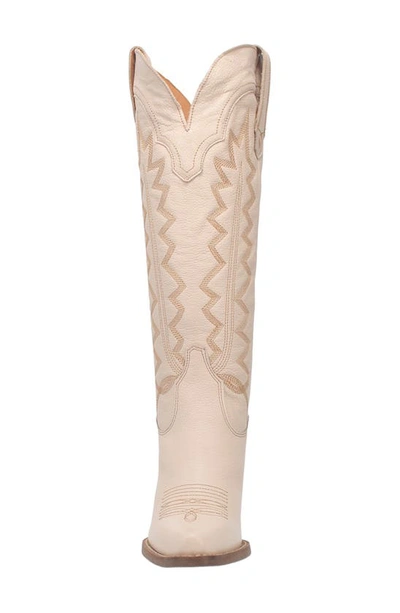 Shop Dingo Knee High Western Boot In Sand