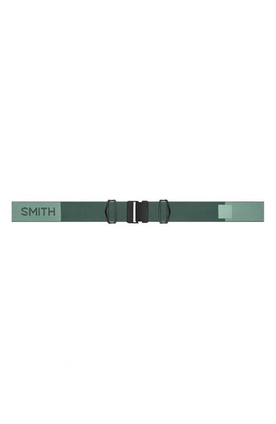 Shop Smith 4d Mag™ 155mm Special Fit Snow Goggles In Alpine Green / Rose Gold