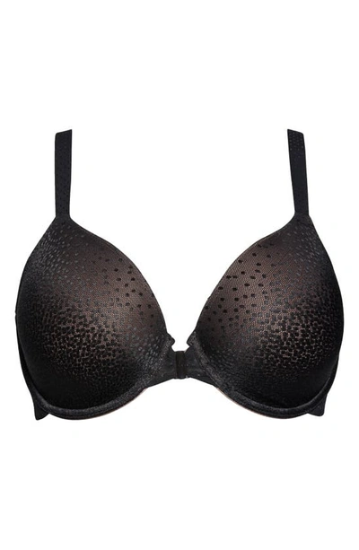 Wacoal Back Appeal Front-close T-shirt Bra In Black