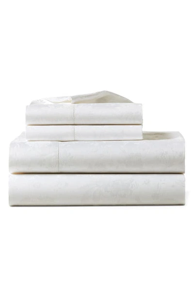 Polo Ralph Lauren Bethany 350 Thread Count Organic Cotton Flat Sheet In Parchment