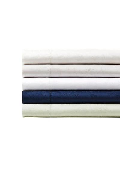 Shop Ralph Lauren Bethany 350 Thread Count Organic Cotton Flat Sheet In Platinum