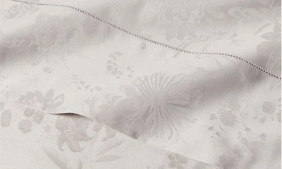 Polo Ralph Lauren Bethany 350 Thread Count Organic Cotton Flat Sheet In Platinum