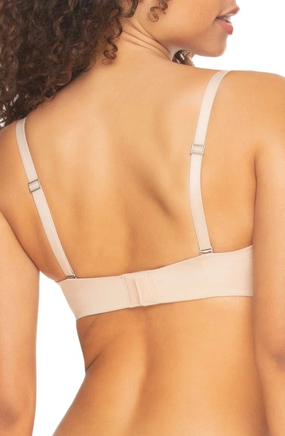 Felina Body Luxe Convertible Strapless Underwire Contour Bra In Warm Nude