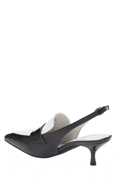 Shop Jeffrey Campbell Literature Pointed Toe Pump In Black Box White