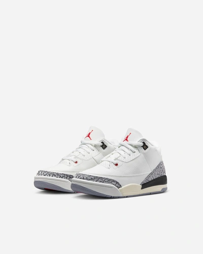Shop Jordan Brand Jordan 3 Retro &#39;white Cement Reimagined&#39; (preschool)