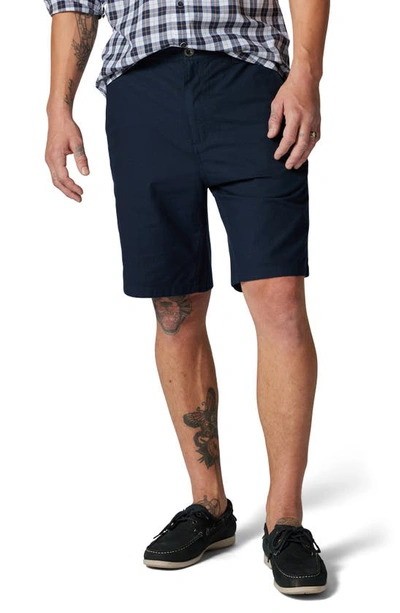 Shop Rodd & Gunn Millwater Stretch Twill Shorts In Navy
