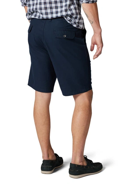 Shop Rodd & Gunn Millwater Stretch Twill Shorts In Navy