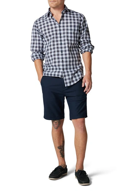 Shop Rodd & Gunn Millwater Stretch Twill Shorts In Navy