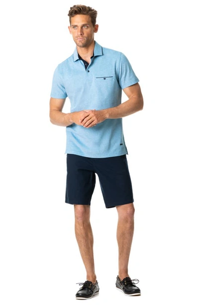 Shop Rodd & Gunn Millwater Stretch Twill Shorts In Navy