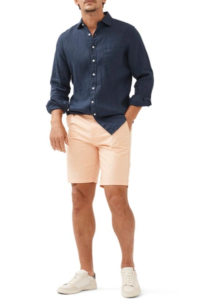 Shop Rodd & Gunn Millwater Stretch Twill Shorts In Melon