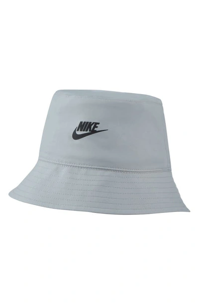 Shop Nike Kids' Sparkle Swoosh Bucket Hat In Grey