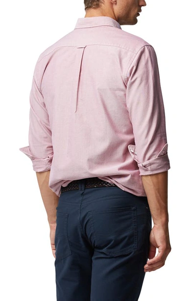 Rodd & Gunn North Island Solid Button-down Shirt In Merlot