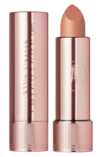 Shop Anastasia Beverly Hills Satin Velvet Lipstick In Honey Taupe