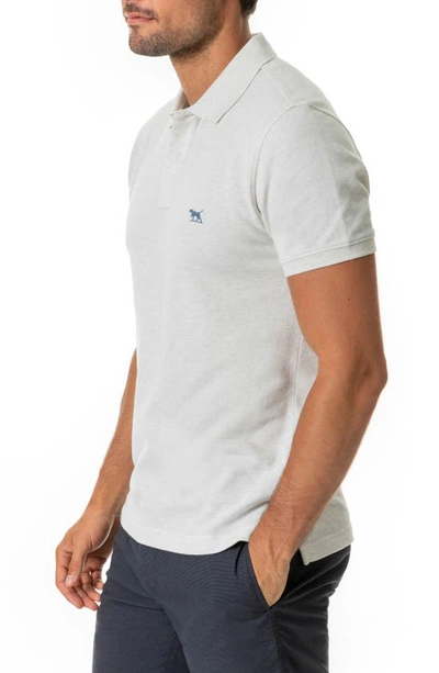 Shop Rodd & Gunn Gunn Piqué Sports Fit Cotton Polo In Ice