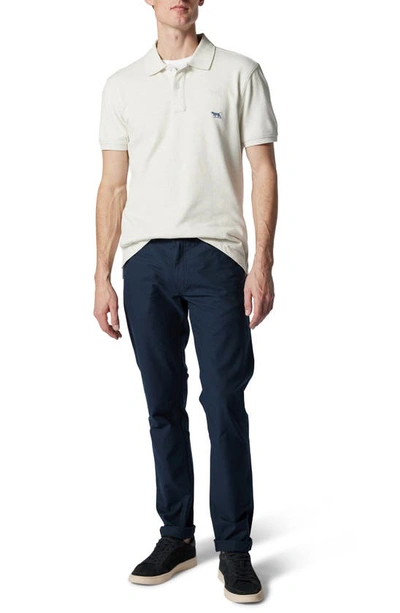 Shop Rodd & Gunn Gunn Piqué Sports Fit Cotton Polo In Ice