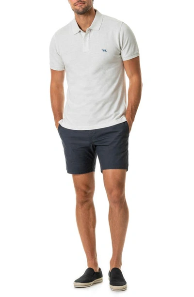 Shop Rodd & Gunn Gunn Piqué Sports Fit Cotton Polo In Ice