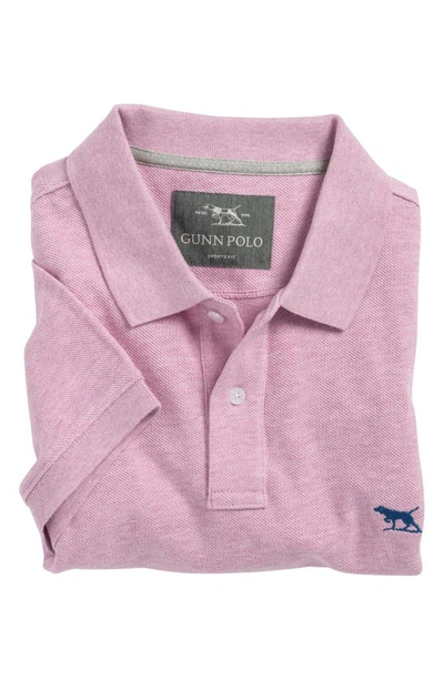 Rodd & Gunn Gunn Piqué Sports Fit Cotton Polo In Lotus