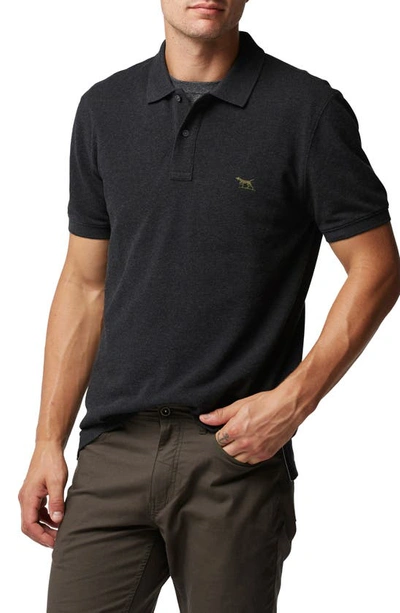 Rodd & Gunn The Gunn Slim Fit Polo Shirt In Charcoal