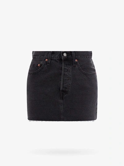 Shop Levi's Skirt In Black