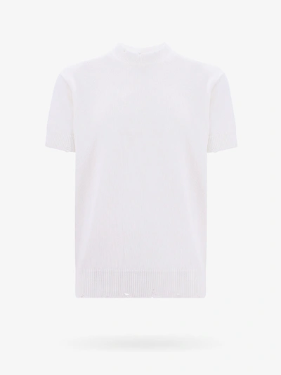 Shop Amaranto Sweater In White