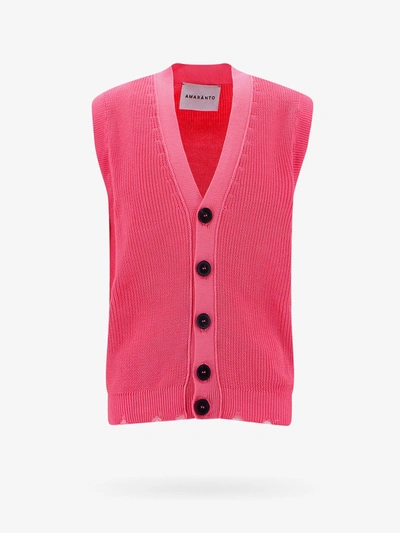 Shop Amaranto Vest In Pink