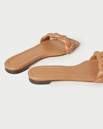 Shop Loeffler Randall Jackson Braided Sandal In Brown