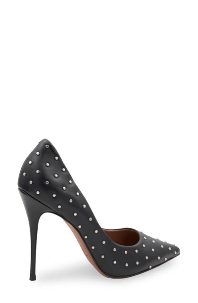 Shop Bcbgmaxazria Nova Stud Pointed Toe Pump In Black