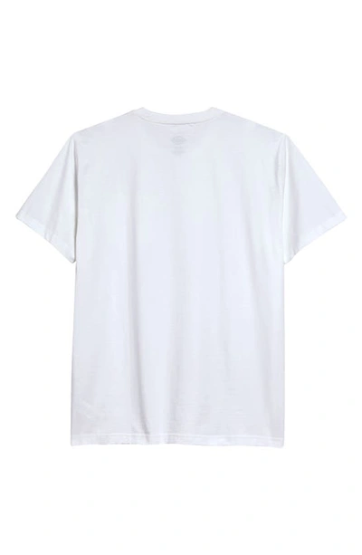 Dickies Logo Pocket Graphic Tee In White