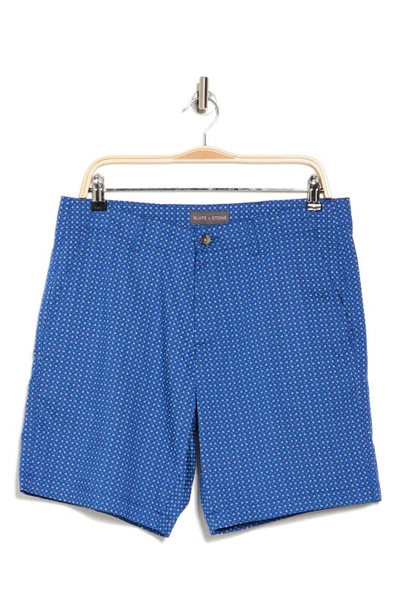 Shop Slate & Stone Patterned Easy Shorts In Geo Print